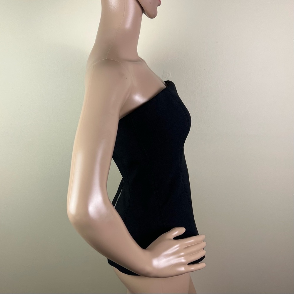 NEW VERONICA BEARD BLACK STRAPLESS TOP - Picture 5 of 11